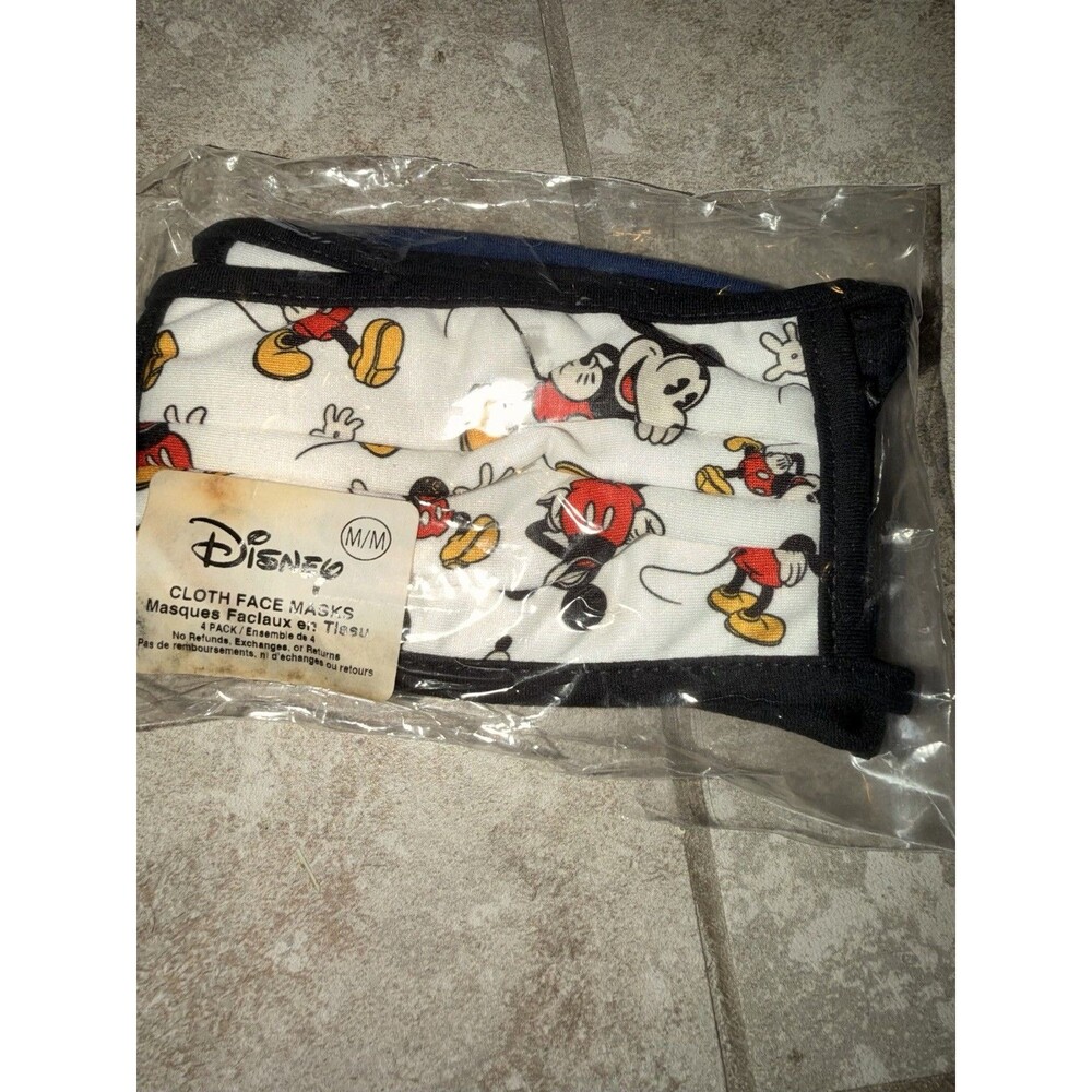 Disney Parks Mickey Mouse Medium Adult Face Mask Variety Pack Sealed